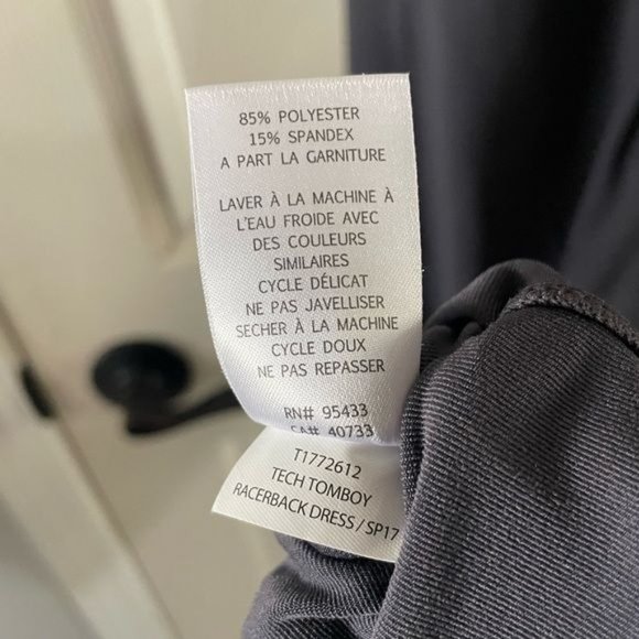 Toad & Co Tech Tomboy Racerback Gray Dress, Sz Medium - Picture 8 of 14